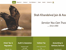 Tablet Screenshot of khandelwaljain.com